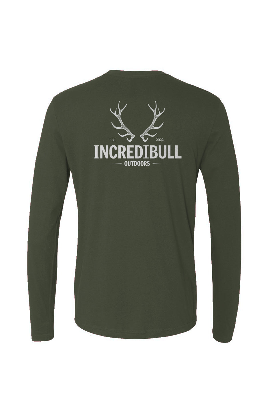 IOA Incredibull Outdoors Men's Cotton Long-Sleeve Crew